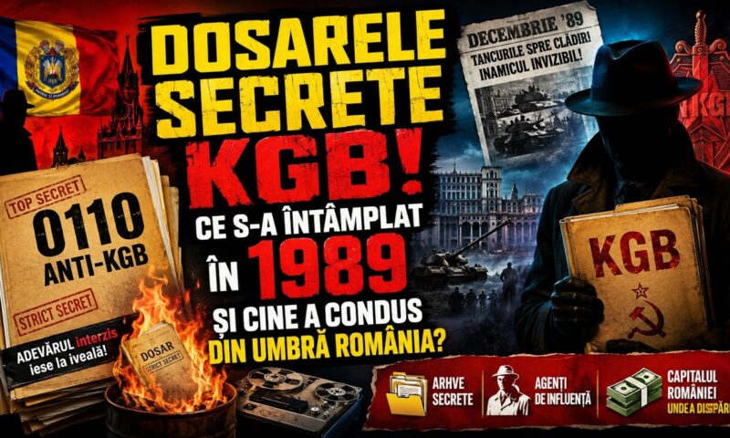 Dosarele secrete KGB! Ce s-a întâmplat în 1989 și cine a condus din umbră România? 💣🔥