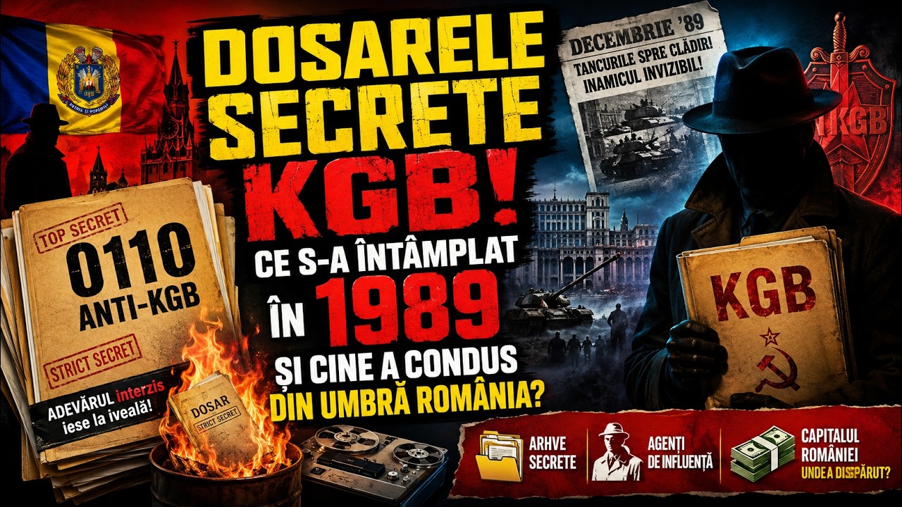 Dosarele secrete KGB! Ce s-a întâmplat în 1989 și cine a condus din umbră România? 💣🔥