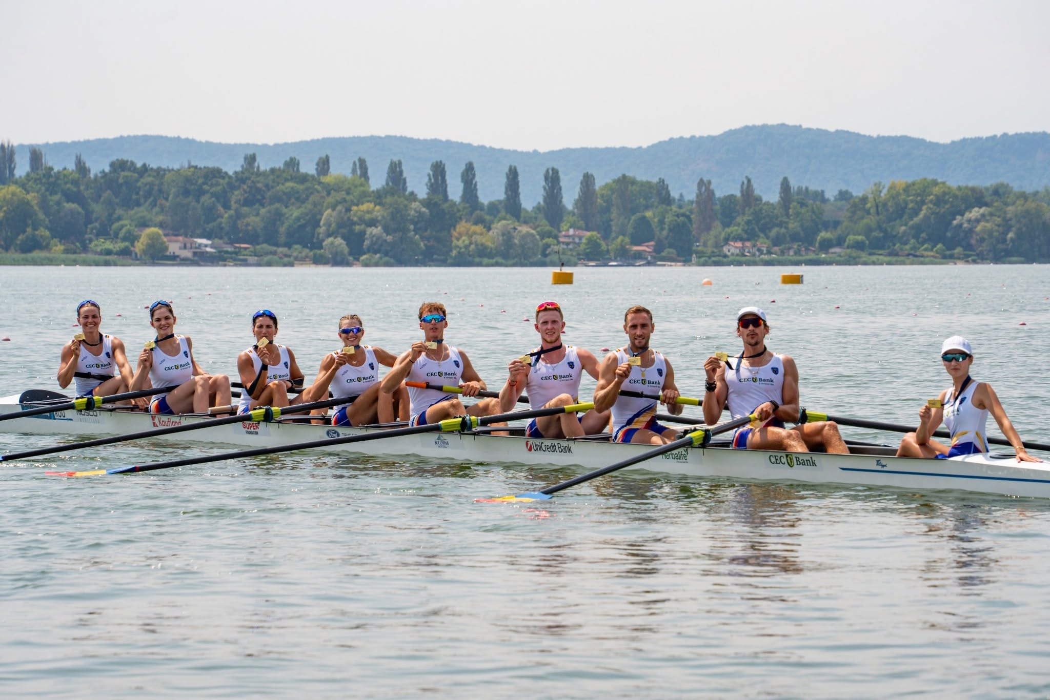 România, liderul Europei la canotaj. Sportivii tricolori au cucerit opt medalii la Varese