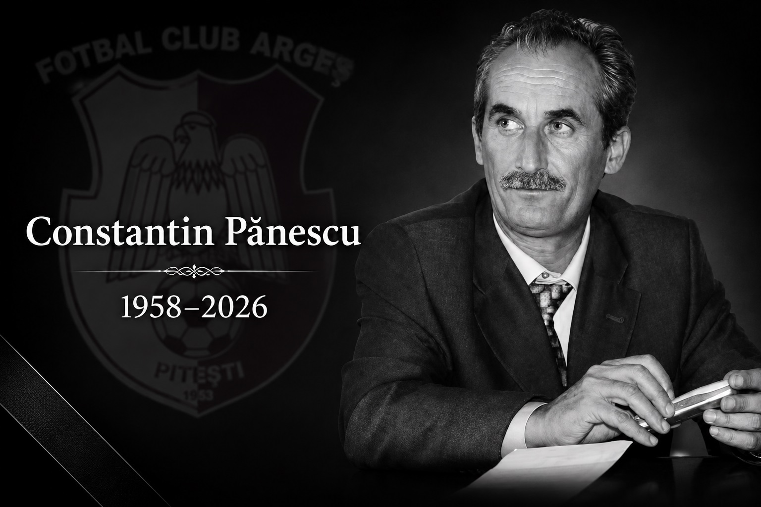 Constantin Pănescu, fost acționar la FC Argeș, a murit la 66 de ani. Anchetă privind cauza decesului