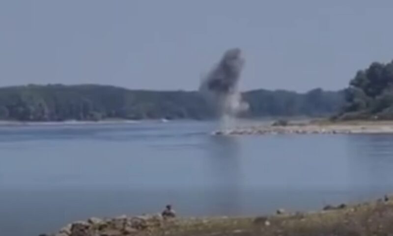 Detonările de lângă Cernavodă nu au spart stânca Pârjoaia. Militarii reiau luni operațiunea