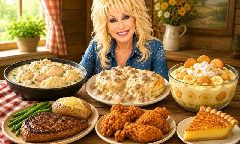 Dolly Parton a rămas fidelă gusturilor din copilărie. Preparatele simple pe care le-a iubit toată viața