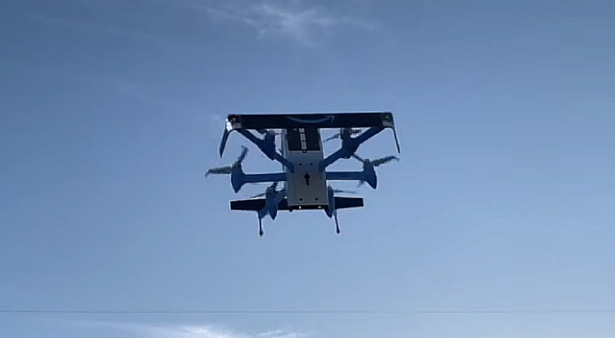 Amazon extinde livrările cu drone în SUA. Ținta: 500 de localități până la finalul anului