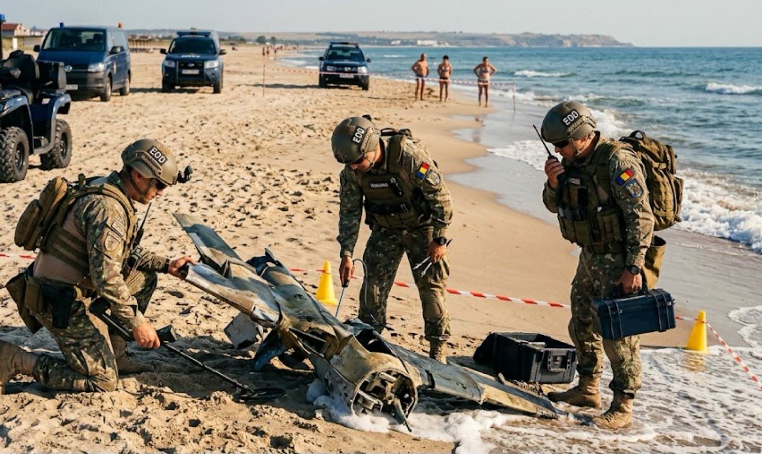 Dronă detonată la Tuzla. Ce proveniență avea