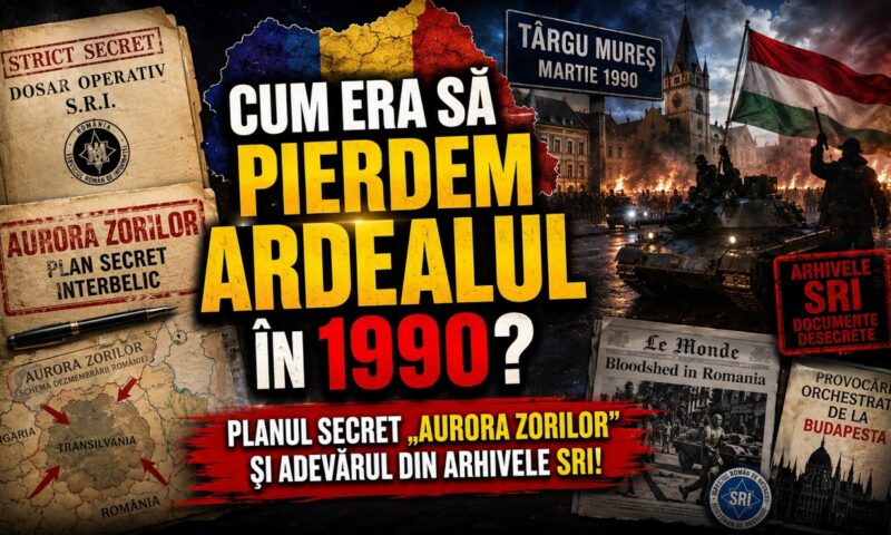 Cum era să pierdem Ardealul în 1990? Planul secret „Aurora Zorilor” și adevărul din arhivele SRI!