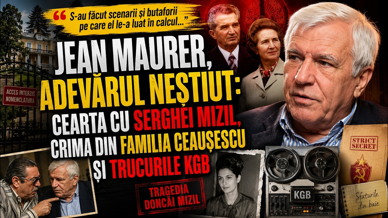 Jean Maurer, Adevărul Neștiut: Cearta cu Serghei Mizil, Crima din Familia Ceaușescu și Trucurile KGB