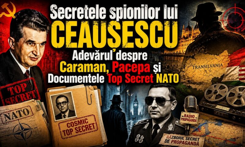 Secretele spionilor lui CEAUȘESCU. Adevărul despre Caraman, Pacepa si Documentele Top Secret NATO