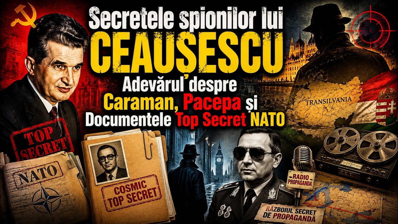 Secretele spionilor lui CEAUȘESCU. Adevărul despre Caraman, Pacepa si Documentele Top Secret NATO