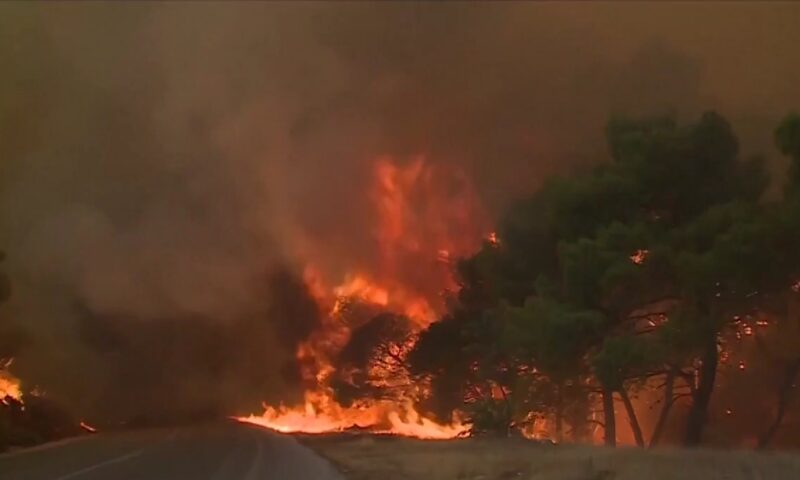 Risc foarte ridicat de incendii de vegetație în Grecia. Avertisment pentru românii care călătoresc în sudul țării