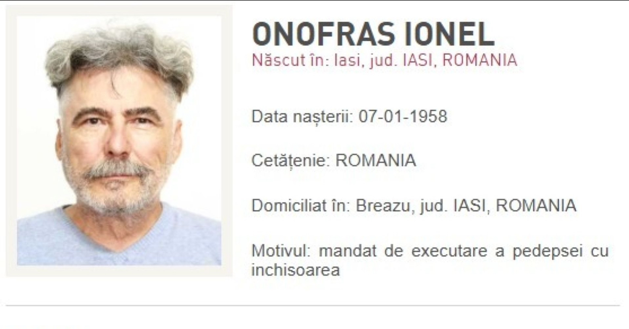 Un fost primar al Iașiului, condamnat pentru viol, adus în țară din Italia. Ce pedeapsă a primit