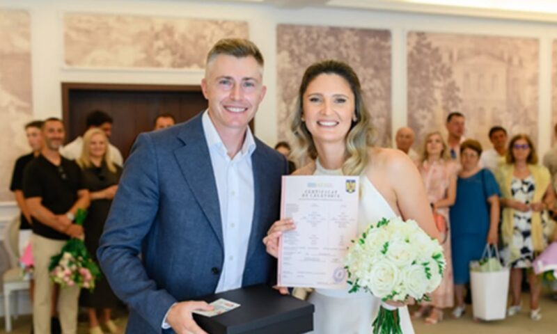 Irina Begu s-a măritat cu antrenorul Victor Crivoi, în weekend