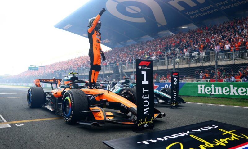 Lando Norris a câștigat Marele Premiu de Formula 1 al Țărilor de Jos