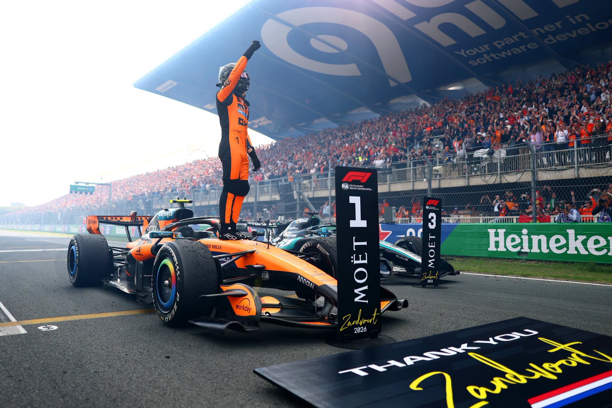 Lando Norris a câștigat Marele Premiu de Formula 1 al Țărilor de Jos