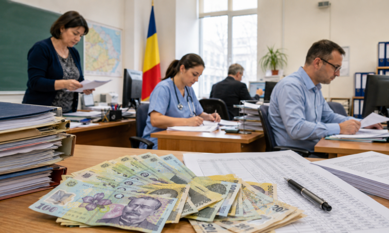 Schimbări mari în Legea salarizării. Ce salarii sunt prevăzute pentru medici, profesori și demnitari