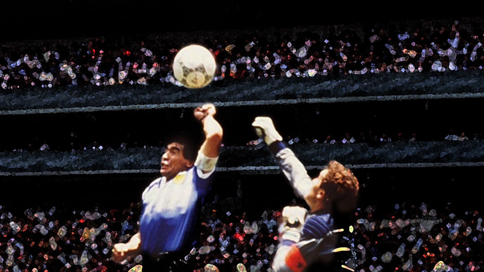 O bucată din istoria fotbalului, adjudecată la licitație. Cât s-a plătit pentru mingea celebrului gol al lui Maradona din 1986. Video