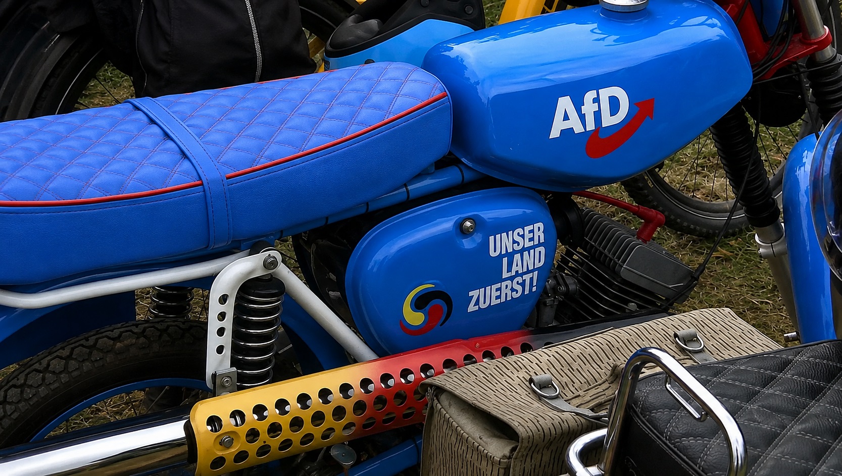 AfD, nostalgică după Germania de Est. Mopedele Simson, simbol de campanie electorală