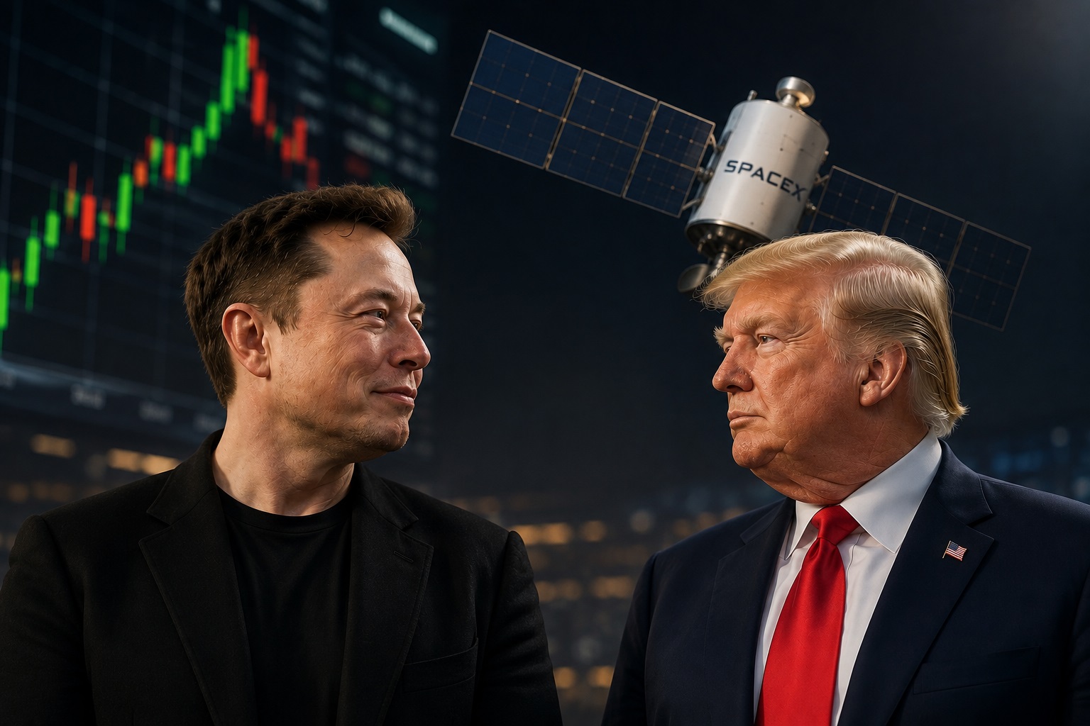 Trump a pariat pe SpaceX. Compania lui Elon Musk are contracte uriașe cu guvernul american