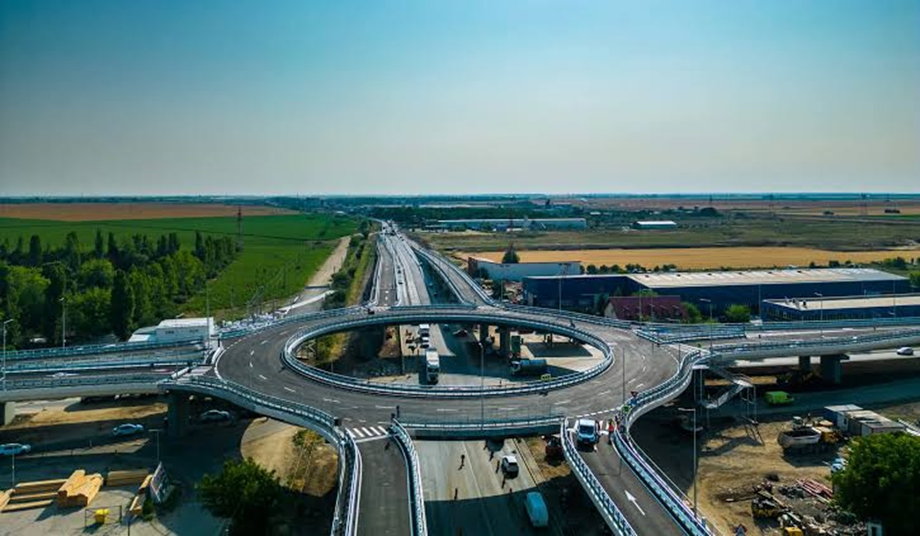 Reparațiile pasajului peste A0, oprite de primarul din Berceni. CNAIR spune că alternativa cerută ar însemna 4,5 km de drum nou