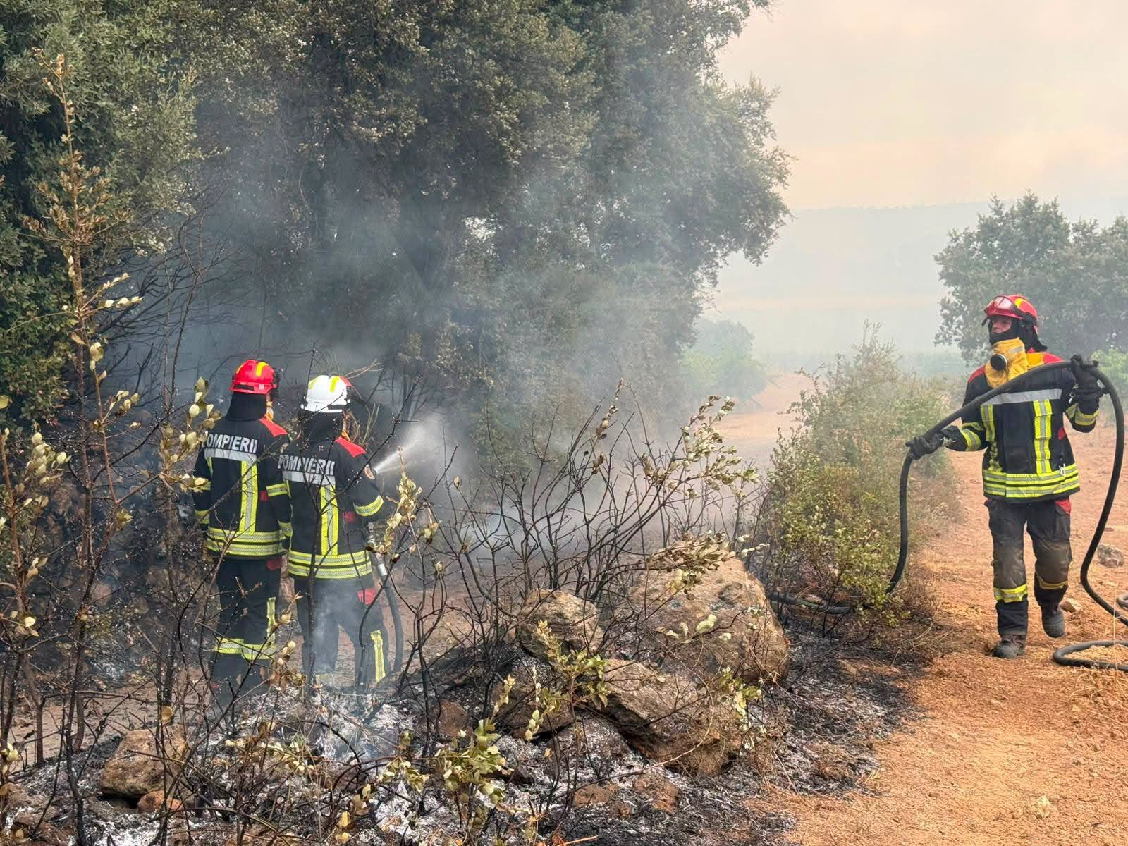 Pompieri români incendii Grecia