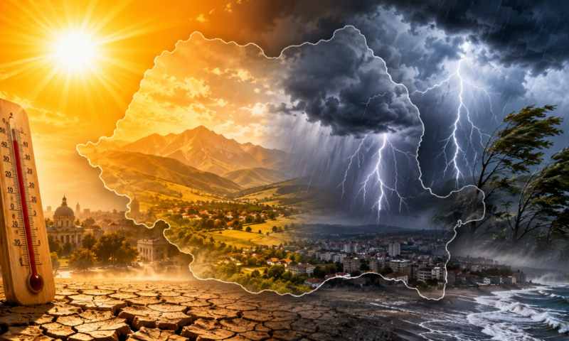 Prognoza meteo, 23 august. Unde persistă canicula și unde vin furtunile