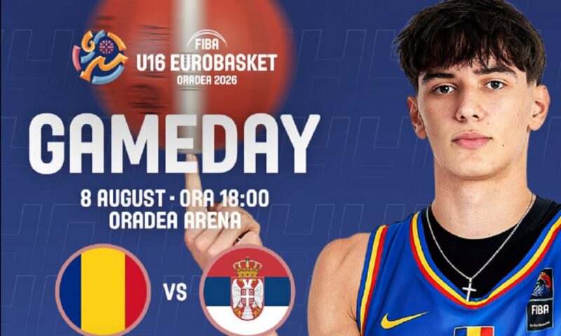 România învinge Serbia la EuroBasket U16. Tricolorii au câștigat cu 75-73