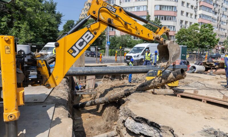 Lucrările la șinele de tramvai din Capitală, suspendate după descoperirea unor posibile vestigii arheologice