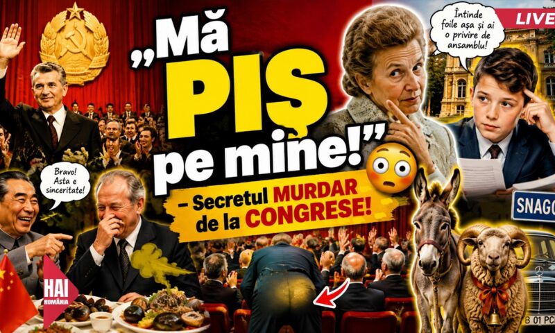 „Mă PIȘ pe mine!” – Secretul murdar de la congrese! 😳