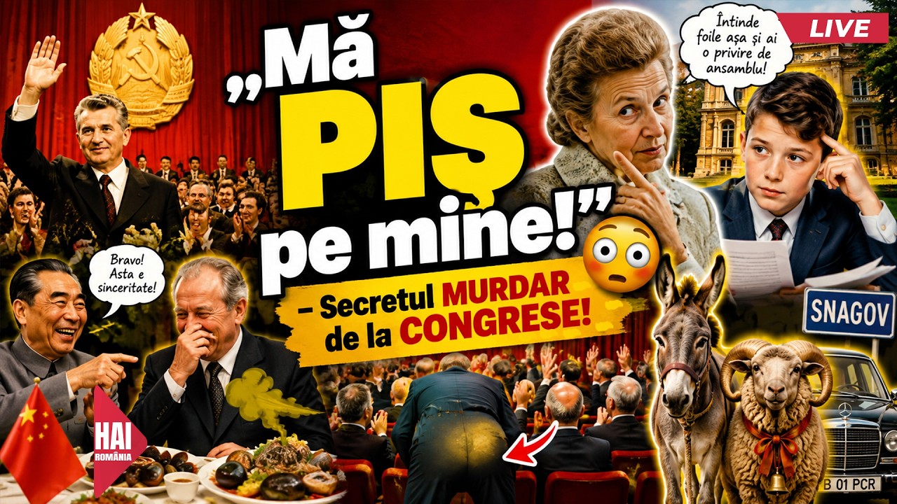 „Mă PIȘ pe mine!” – Secretul murdar de la congrese! 😳