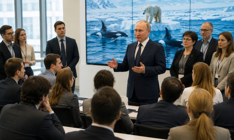 Putin, fabulă cu orci și urși polari pentru a justifica războiul din Ucraina: Așa este lanțul trofic