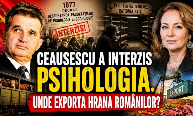 Ceaușescu a interzis psihologia. Unde exporta hrana românilor?