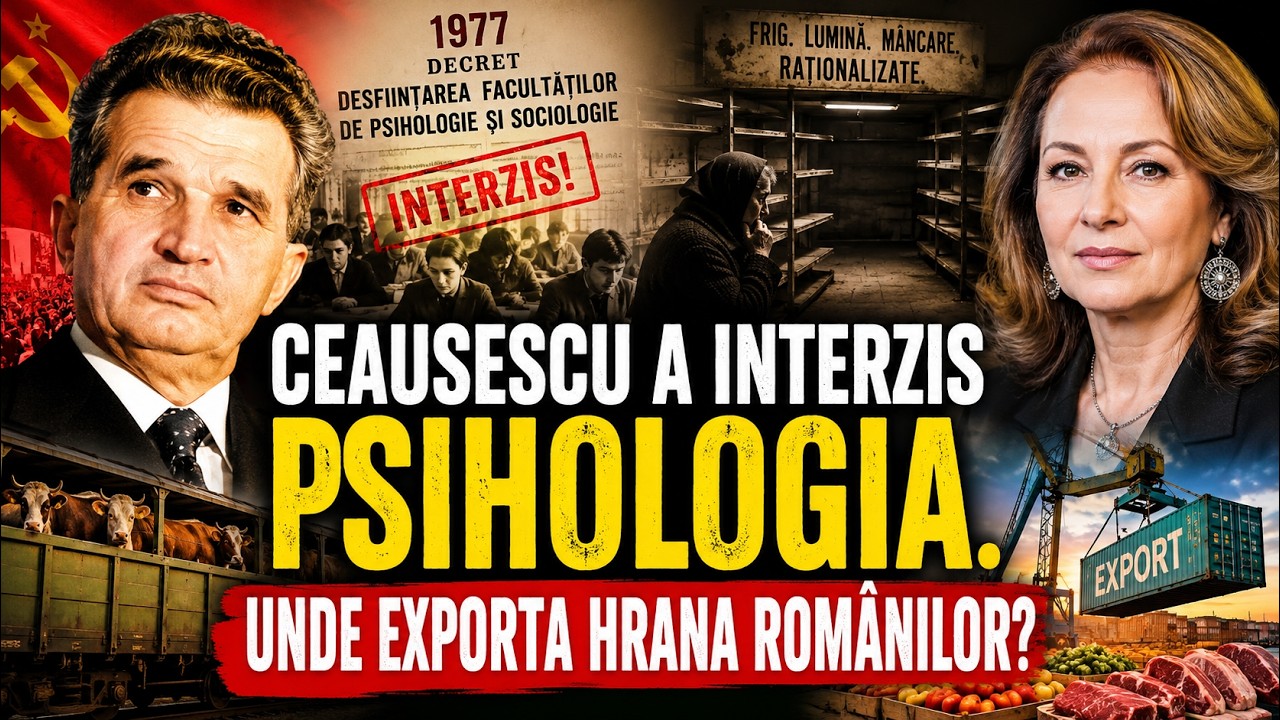 Ceaușescu a interzis psihologia. Unde exporta hrana românilor?