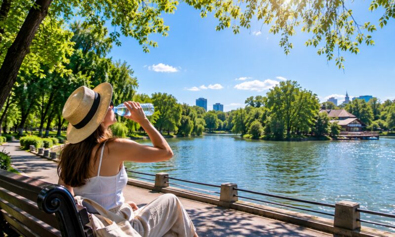 Valul de căldură persistă în București. Temperaturile ajung la 37 de grade