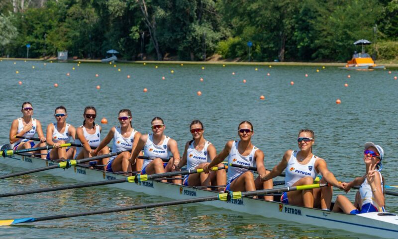 Aur pentru România la Mondialele de canotaj Under 19. Fetele au făcut o cursă extraordinară la Plovdiv