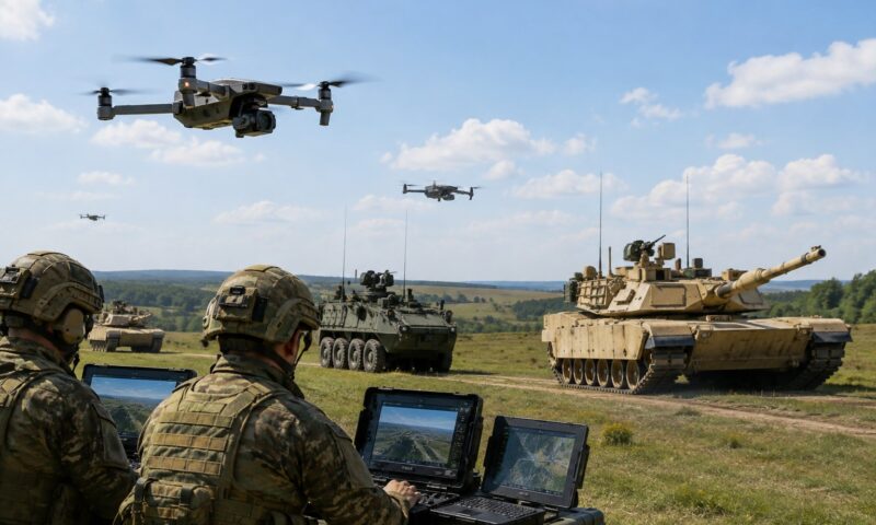 Dronele ucrainene au dominat exercițiile militare din Germania. Trupele americane, nevoite să-și schimbe tacticile