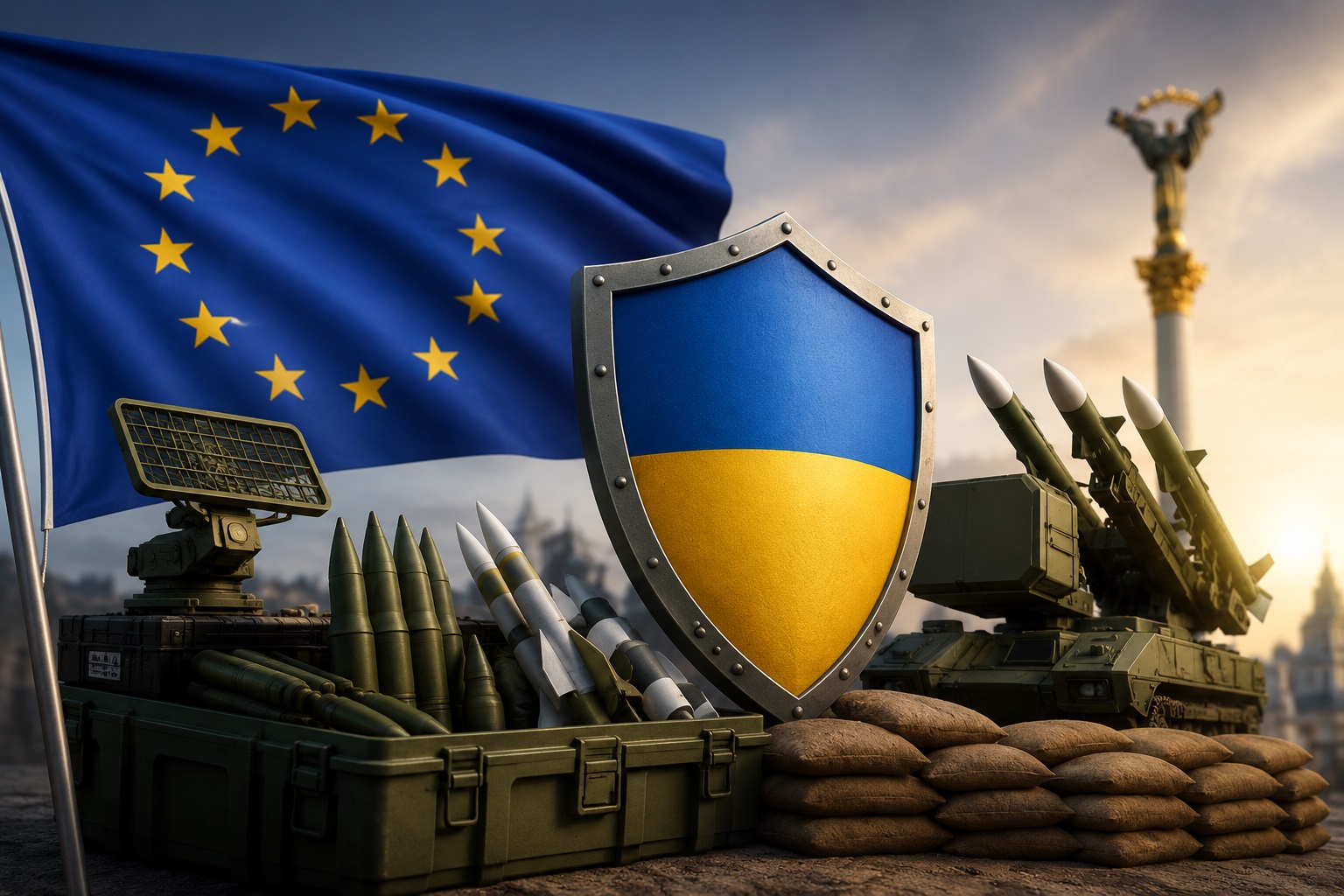 UE aprobă încă 6,1 miliarde de euro pentru Ucraina. Banii merg către apărarea aeriană, rachete și muniție