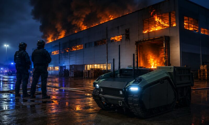 Incendiu la o companie de apărare din Estonia. Ancheta vizează și o posibilă implicare a Rusiei