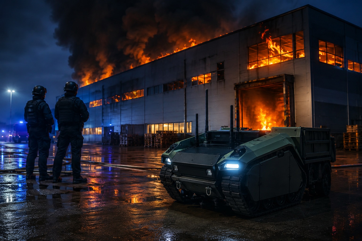 Incendiu la o companie de apărare din Estonia. Ancheta vizează și o posibilă implicare a Rusiei