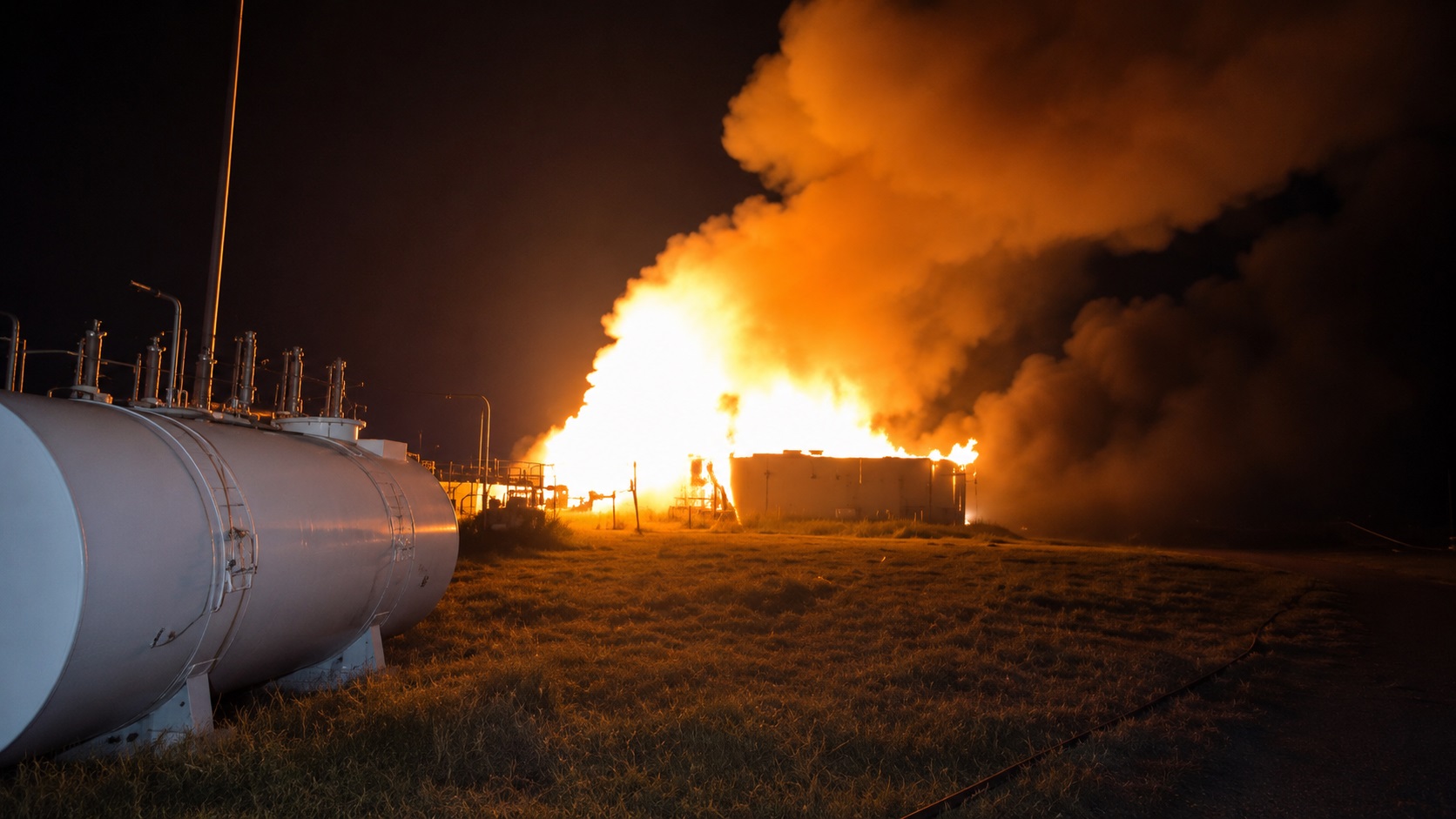 Incendiu la o hală cu baterii pentru stocarea energiei, în Buzău. Pompierii intervin cu zece autospeciale