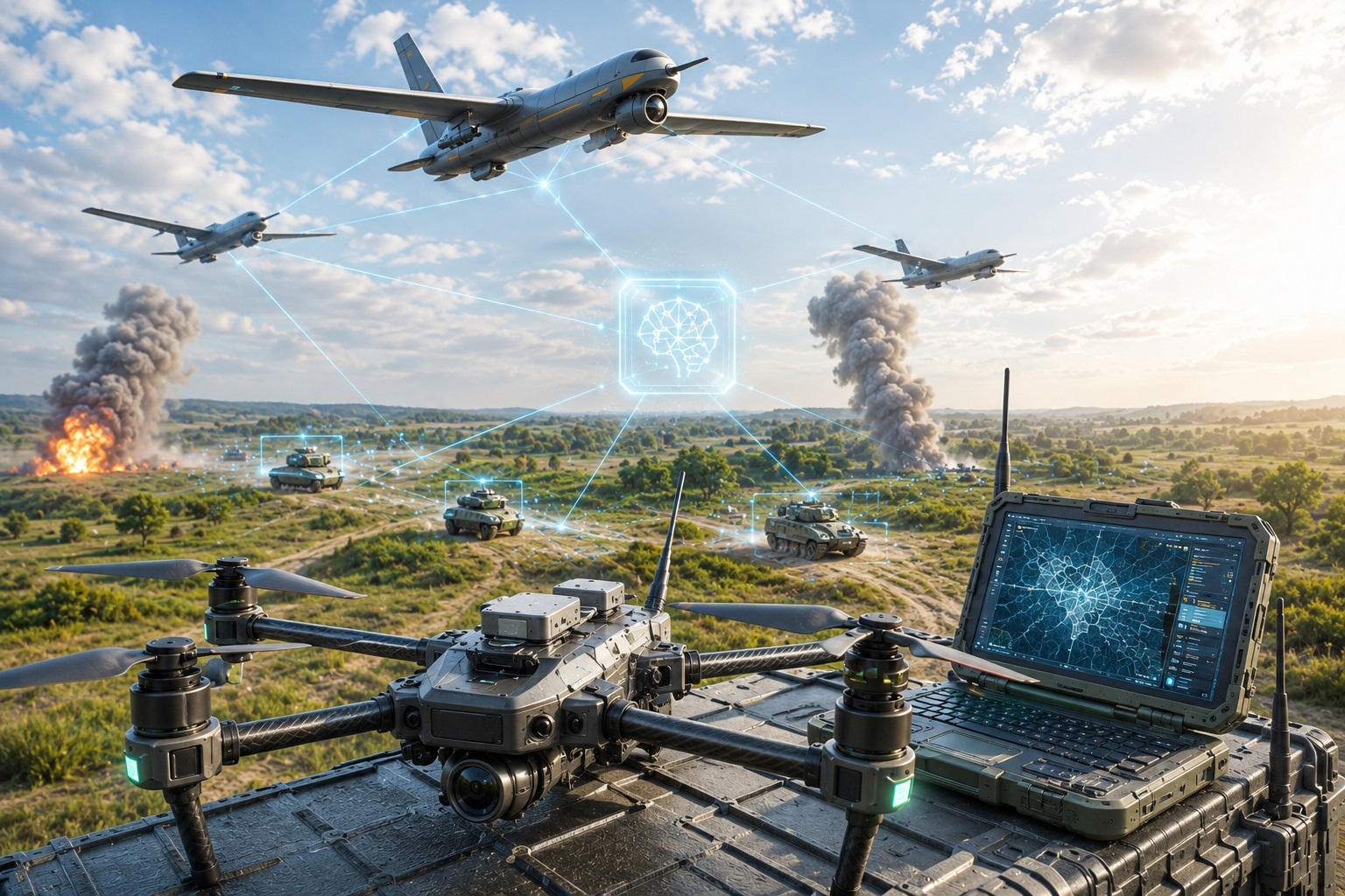 Ucraina transformă inteligența artificială într-un instrument militar. Peste 200 de companii lucrează la drone cu AI