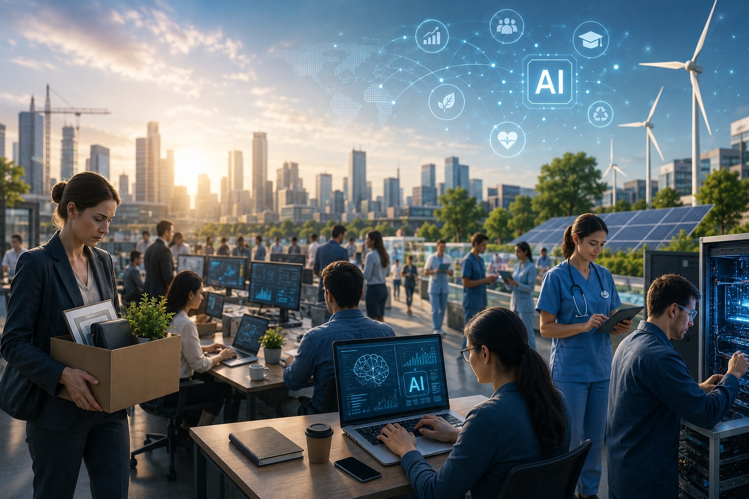 Peste jumătate dintre angajați caută deja un nou job în 2026. AI redesenează piața muncii