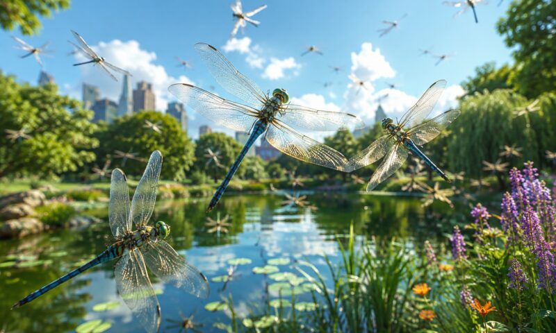 Grupuri spectaculoase de libelule, observate în California. De ce insectele au devenit atât de numeroase