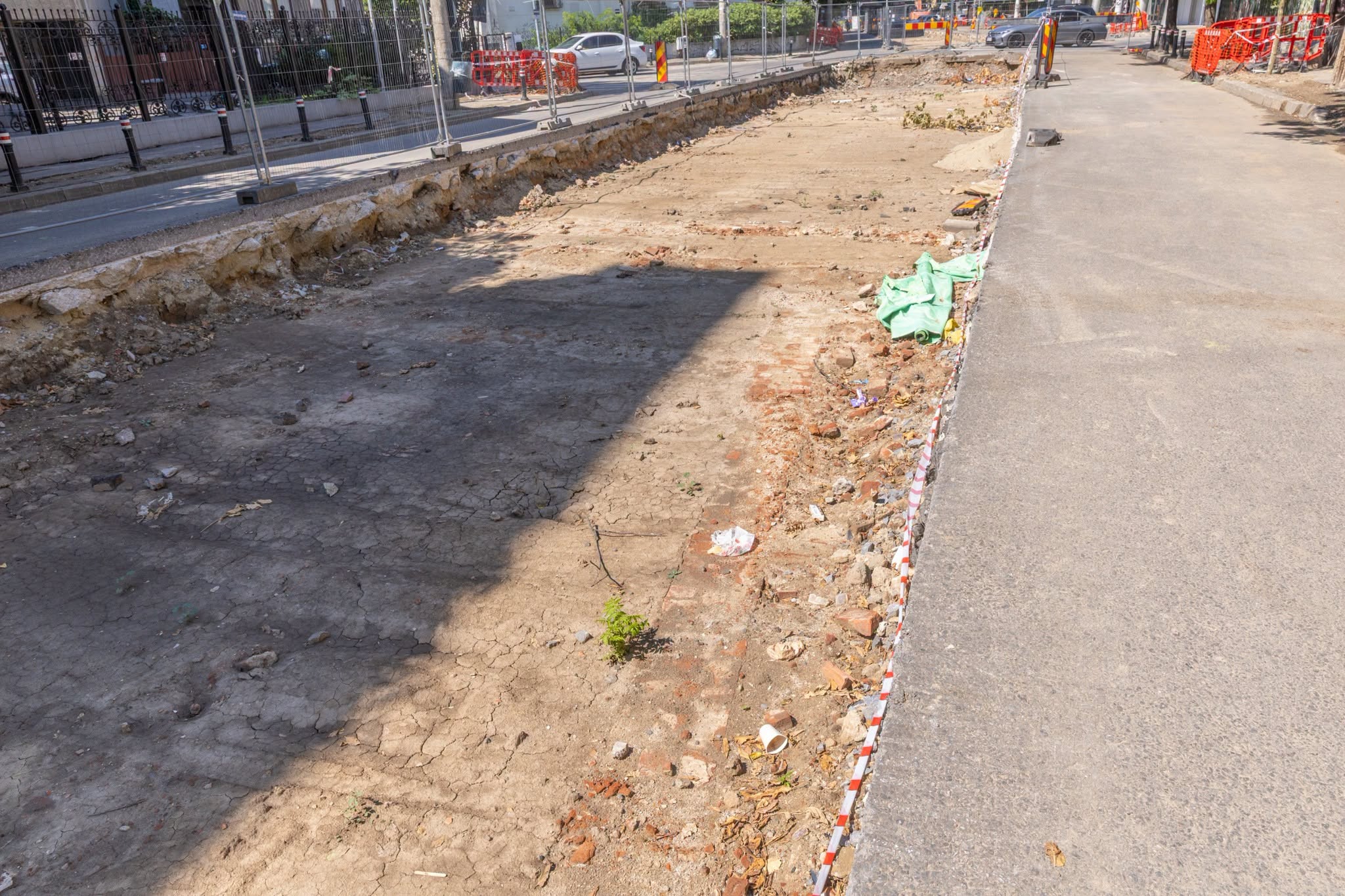 linie tramvai lucrari santier