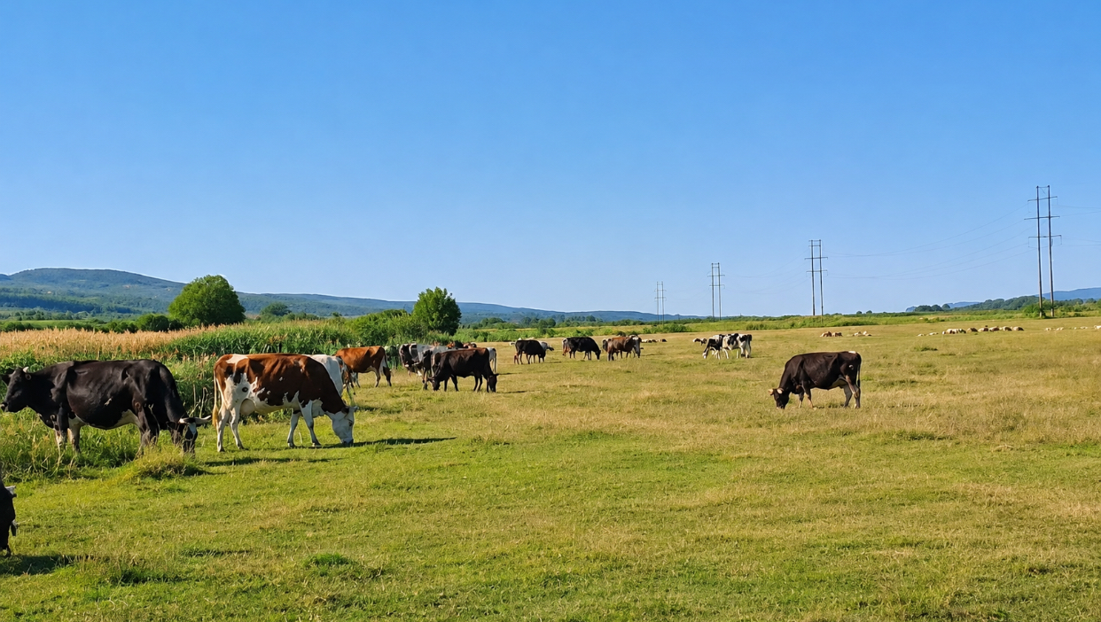 Islazul din Mihăești, județul Argeș, disputat la licitație. Fermierii din zonă acuză că au pierdut pășunile în fața celor fără animale