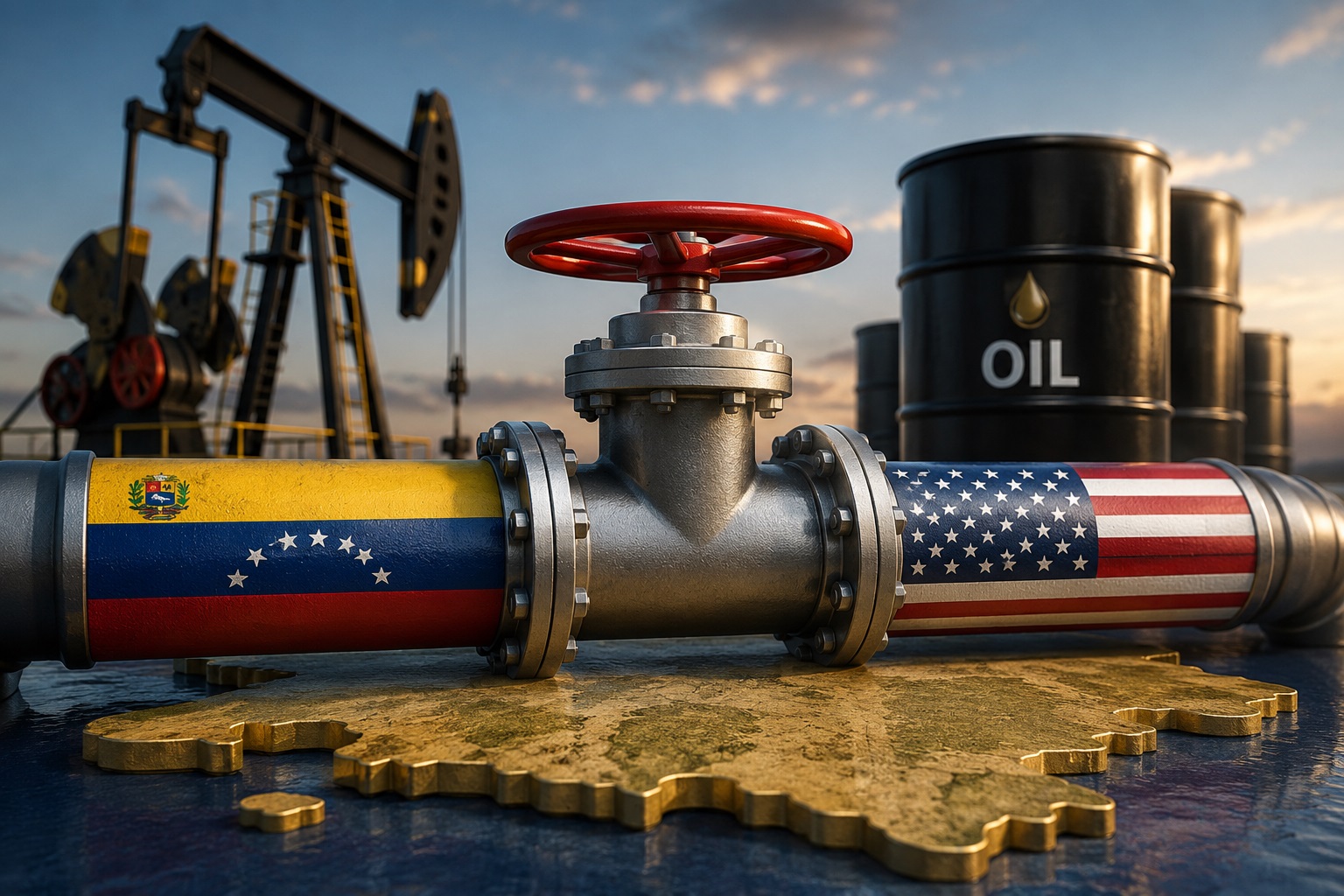 Venezuela și SUA au semnat un acord petrolier pe 25 de ani. Miza: 1,5 milioane de barili pe zi