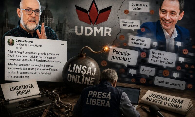 Jurnalistul Romeo Couți acuză linșajul în online, la care este supus de UDMR