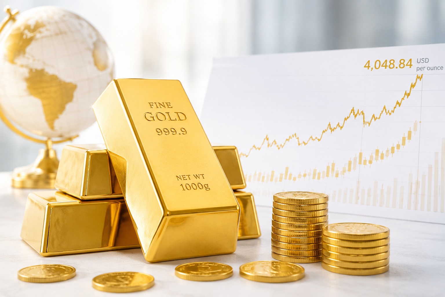 Aurul începe luna august în creștere. Evoluția dolarului schimbă calculele investitorilor