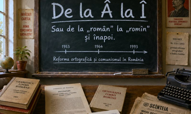 De la „român” la „romîn” și înapoi. Ortografie și comunism în România