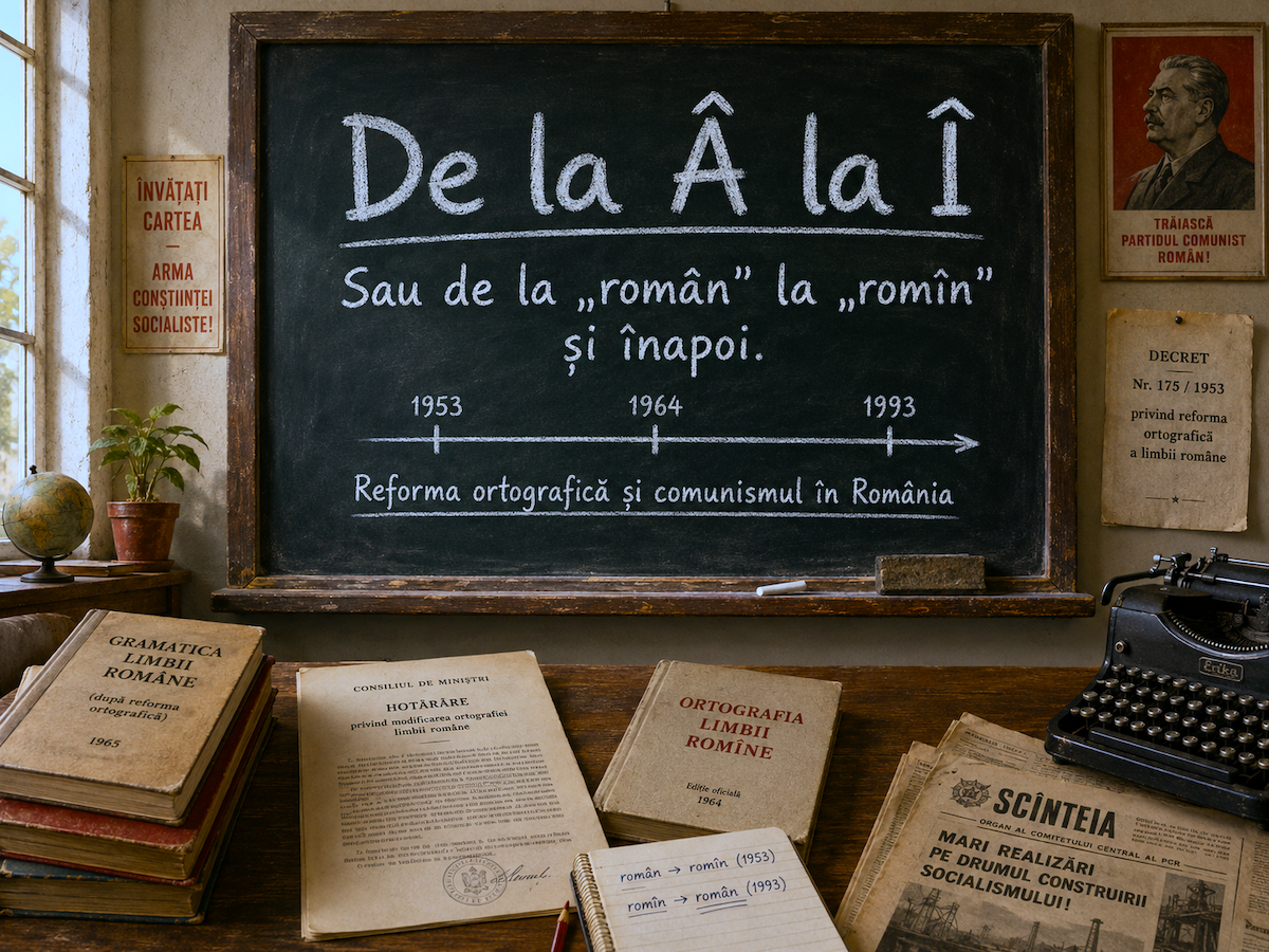 De la „român” la „romîn” și înapoi. Ortografie și comunism în România