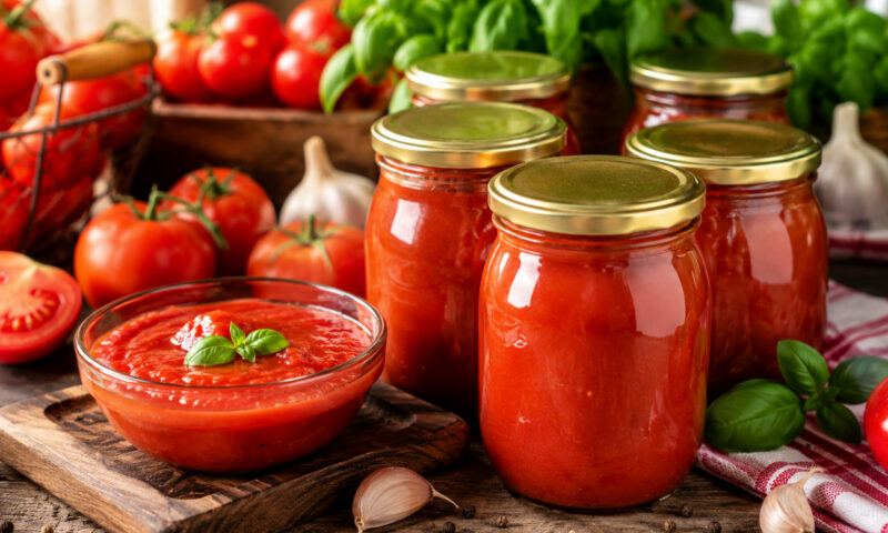 Sosul de roșii pentru paste care rezistă toată iarna. Rețeta simplă cu ingrediente de sezon