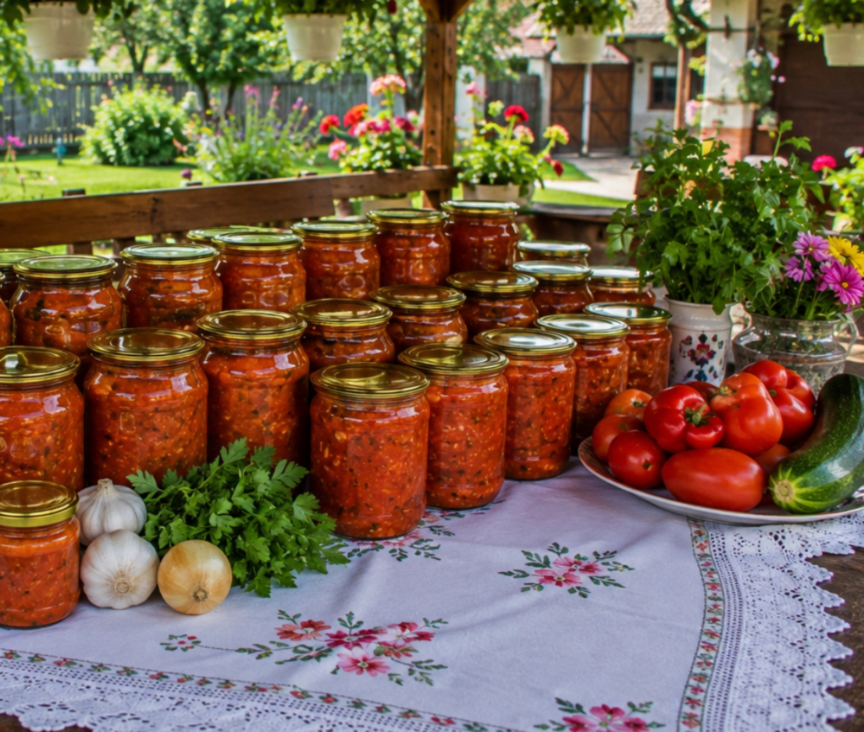 Sos de casă pentru paste, la borcan. Ce ingrediente folosești și cum îl păstrezi peste iarnă